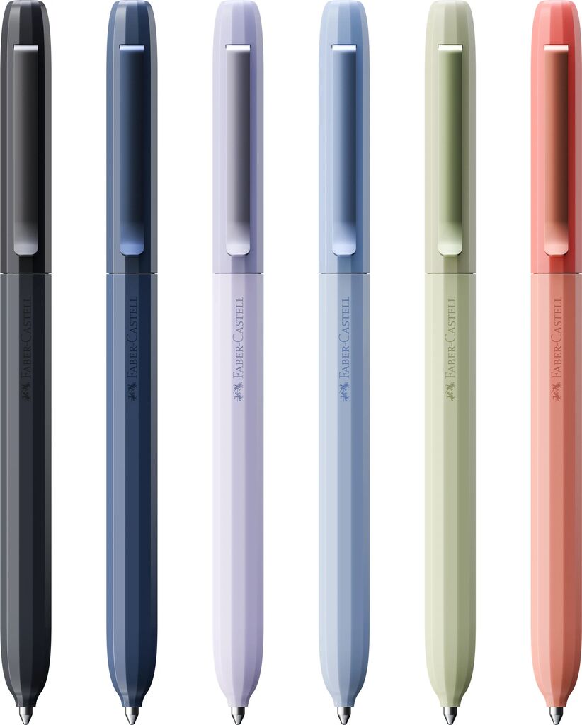 עט כדורי שחור קוסמי | Faber Castell Avori ballpoint pen Cosmic Flow