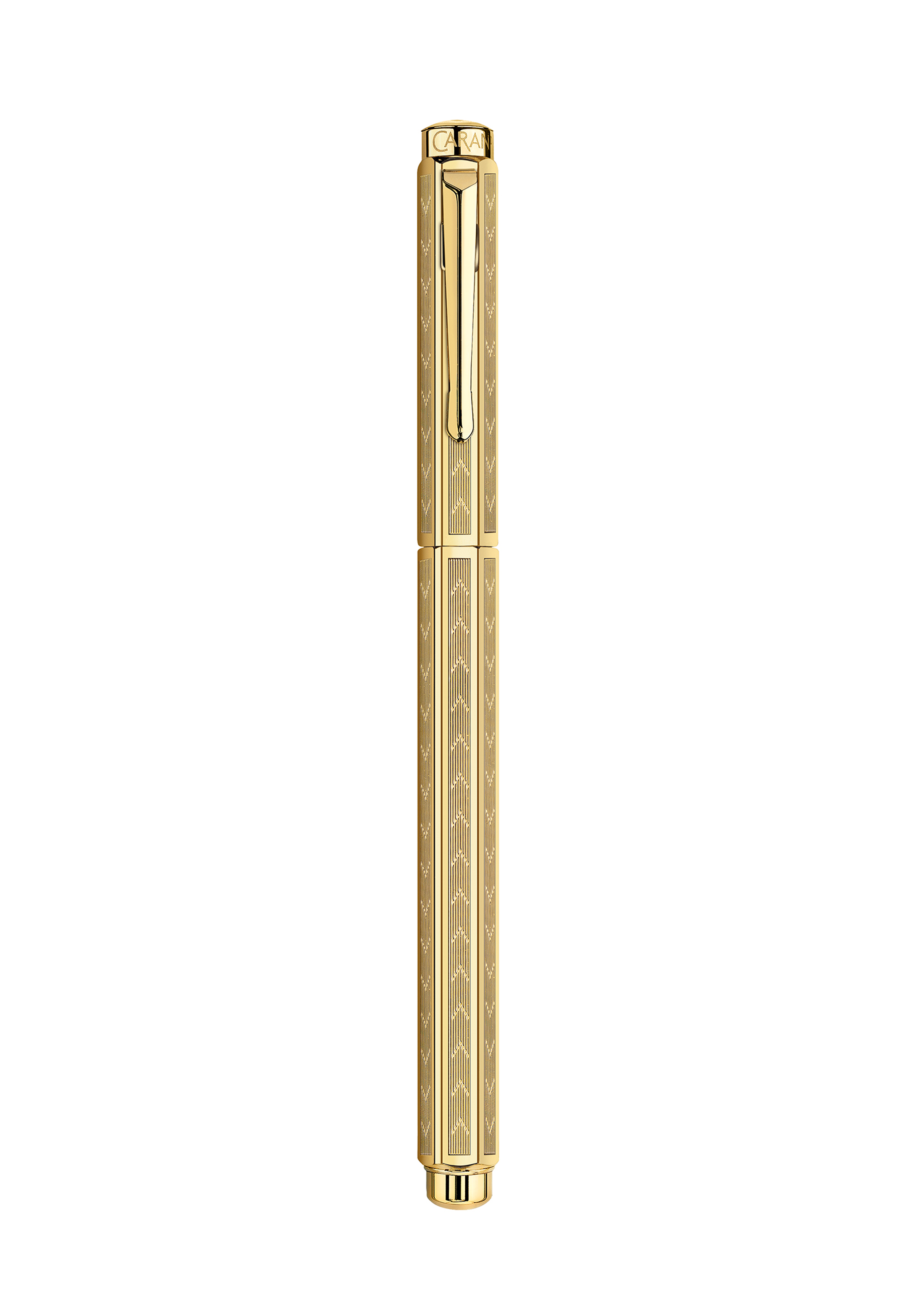 עט רולר אקרידור | Caran D'Ache Ecridor Gilded Chevron