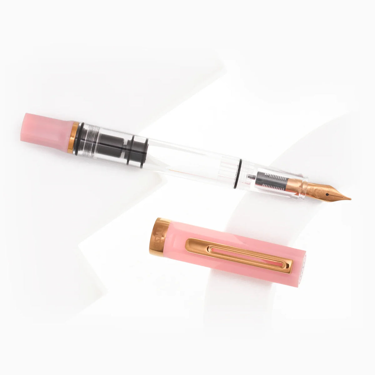 עט נובע ורוד לימונדה 2026 | TWSBI ECO Pink Lemonade Bronze