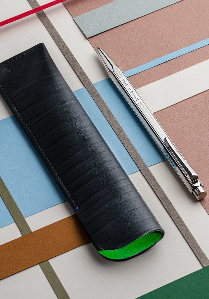 עט כדורי יוקרתי אקרידור כסוף | CARAN D’ACHE + Paul Smith Ecridor Ballpoint