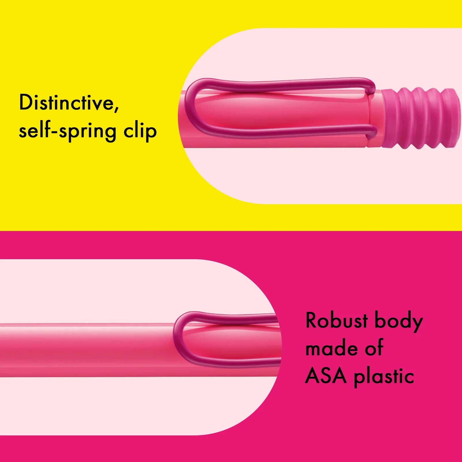 עט נובע במהדורה מוגבלת בצבע ורוד ניאון | LAMY safari Neonpink