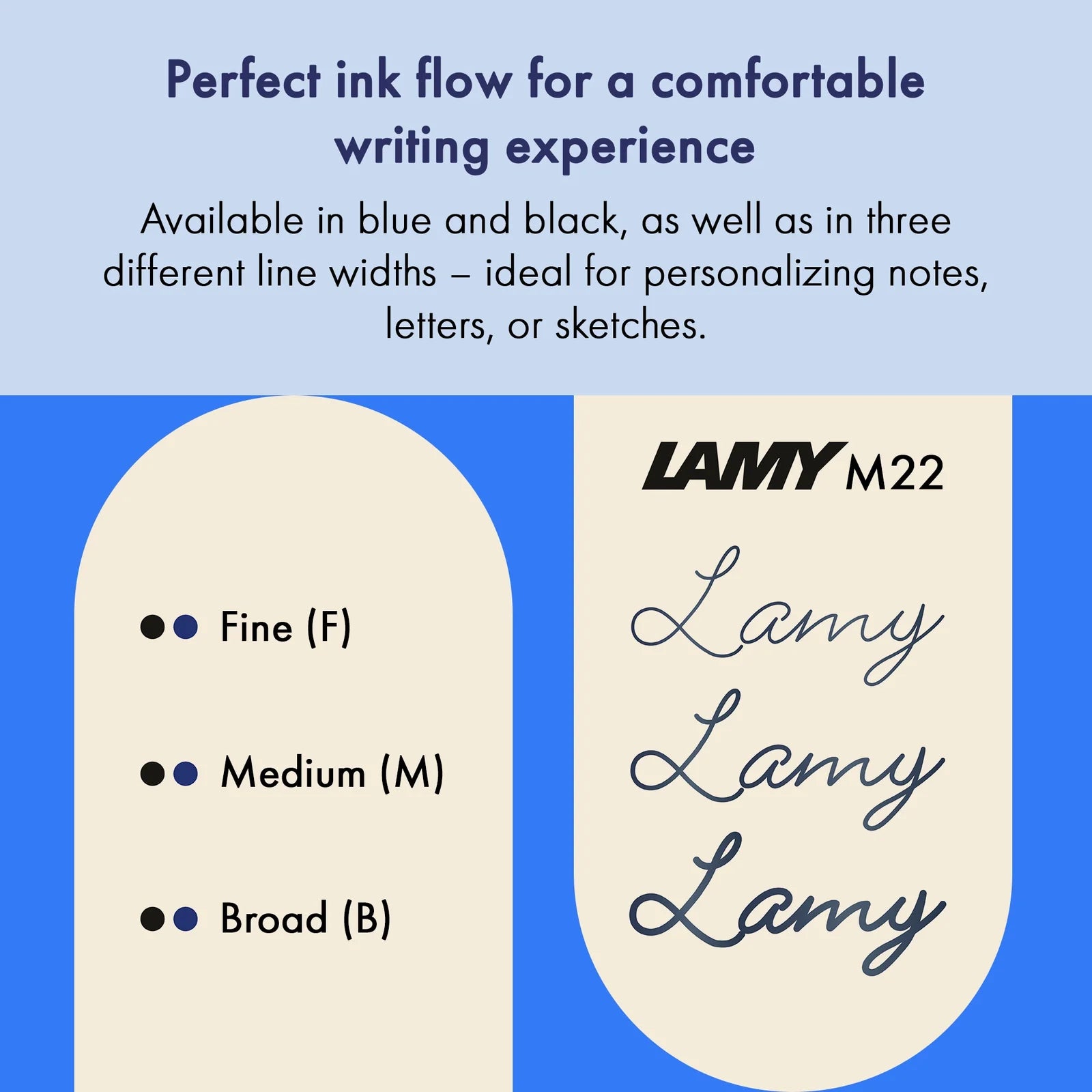 רפיל כדורי קומפקטי מתאים לעט מדגם פיקו | LAMY M 22  Refill