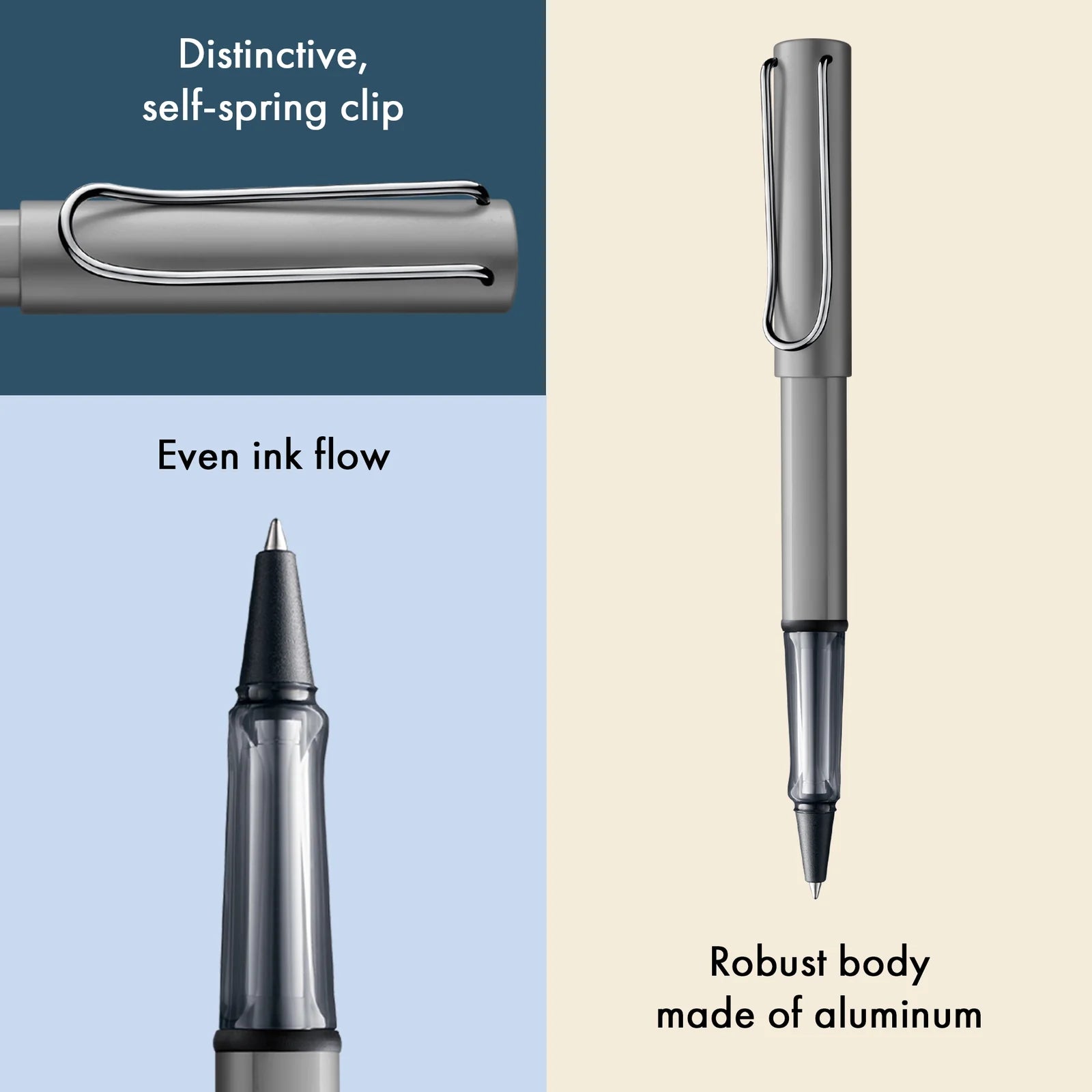 עט רולר מאלומיניום בצבע אפור גרפיט    | LAMY AL-star  graphite