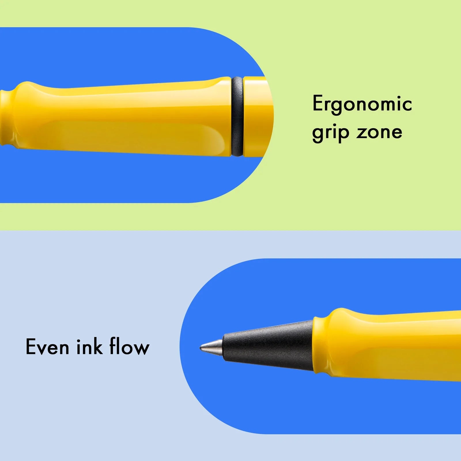 עט רולר צהוב דגם ספארי | LAMY safari yellow