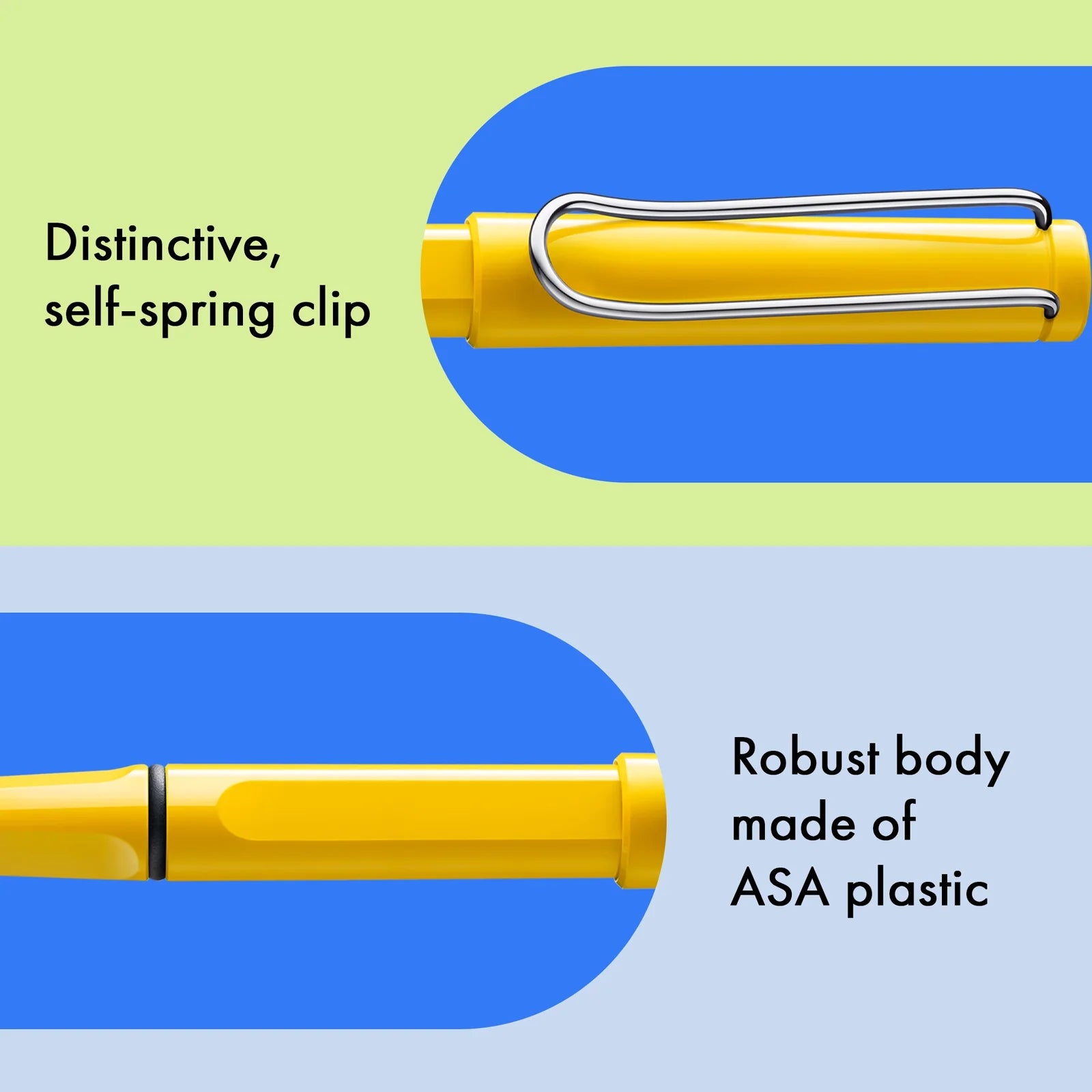 עט רולר צהוב דגם ספארי | LAMY safari yellow