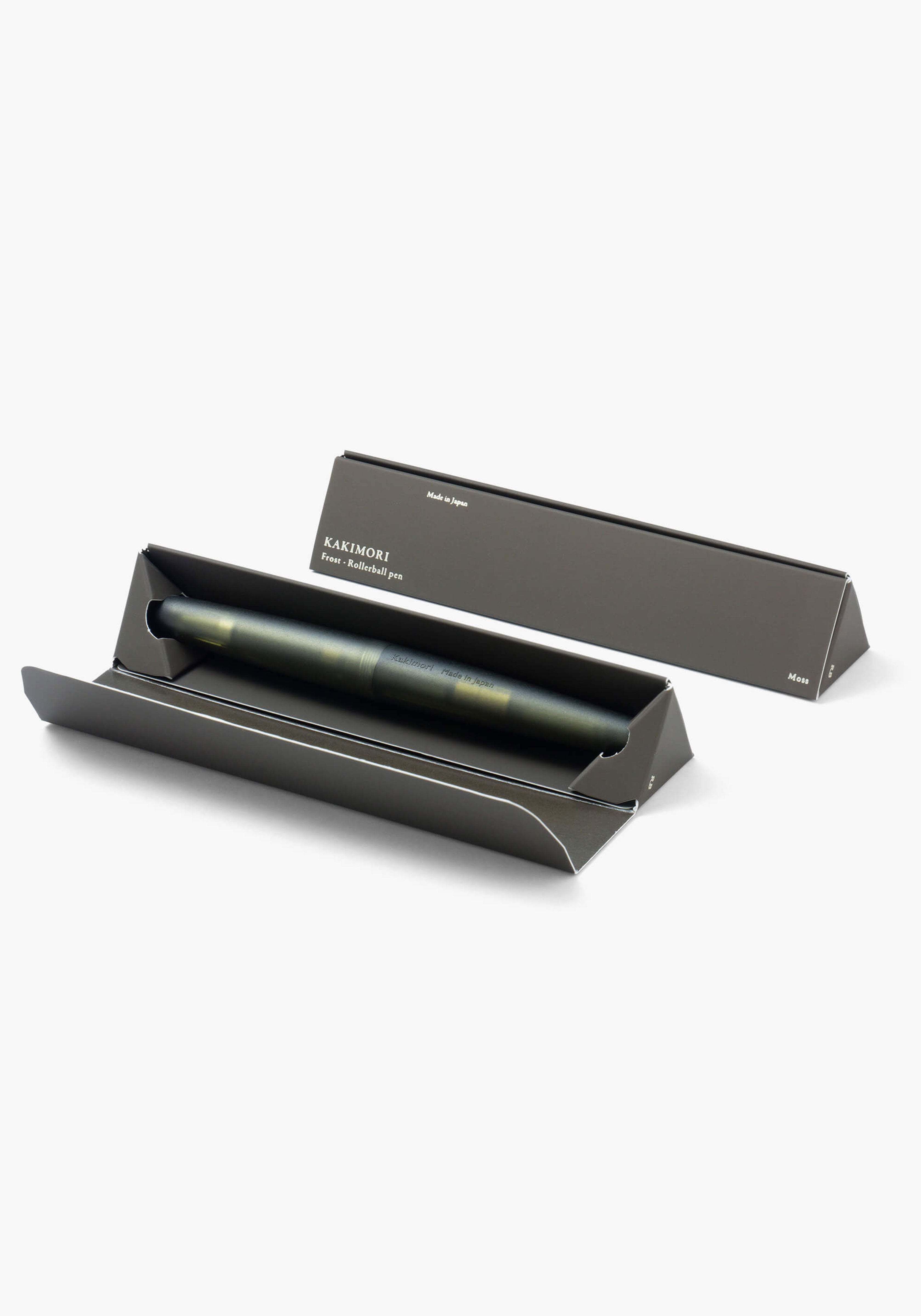 עט רולר ירוק שקוף | Kakimori Frost Moss