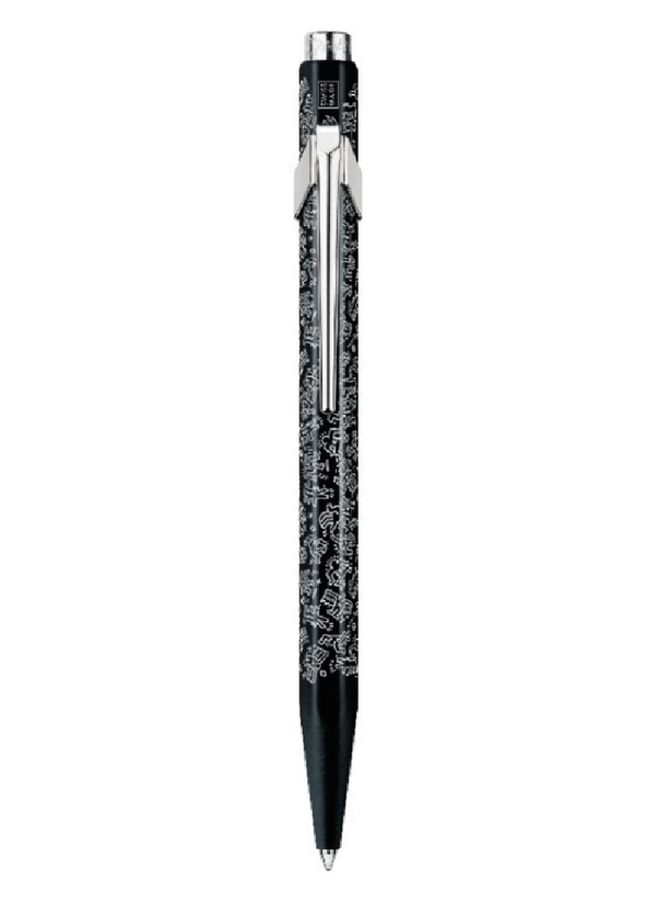 עט כדורי שחור גרפי קית' הרינג | מהדורה מוגבלת | CARAN D’ACHE + KEITH HARING
