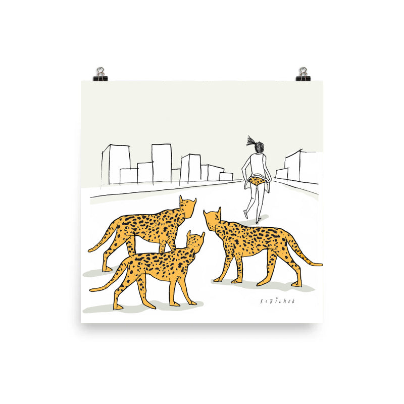 הדפס דיגיטלי | Cheetahs | יובל רוביצ'ק