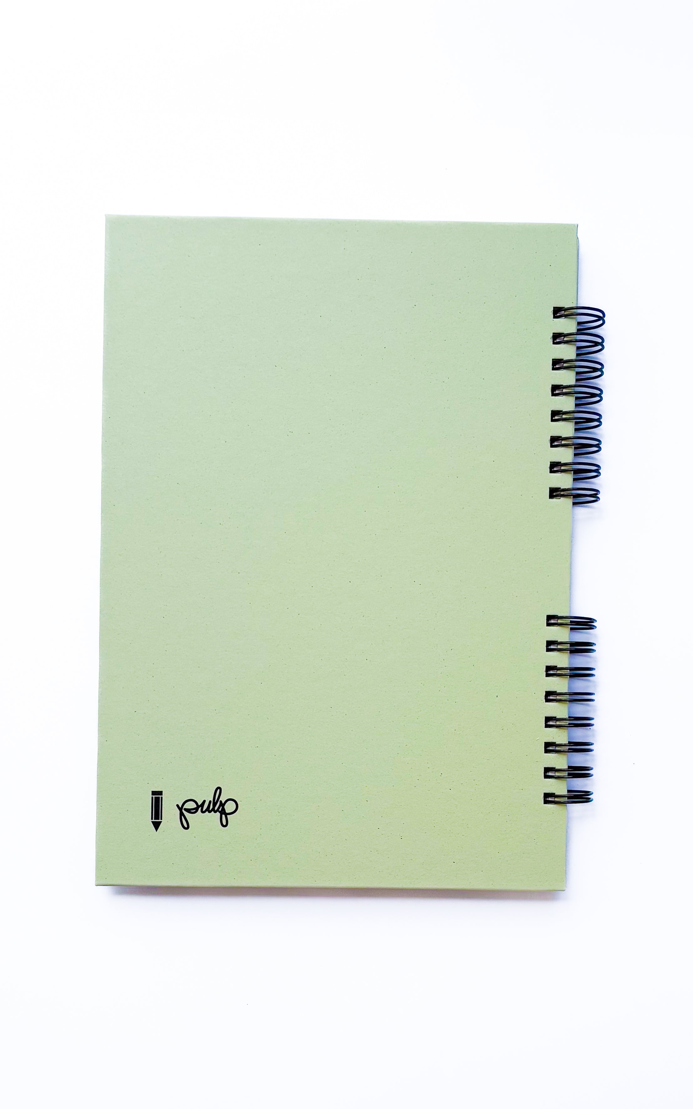 מחברת ספירלה שורות אורגנית ואקולוגית | כריכה קשה | גודל A5