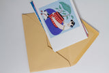 מארז חמש גלויות מאיירים במעטפה