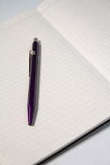סגול אפור | עט ממוחזר של נספרסו וקראנדש  + מחברת פלקסי