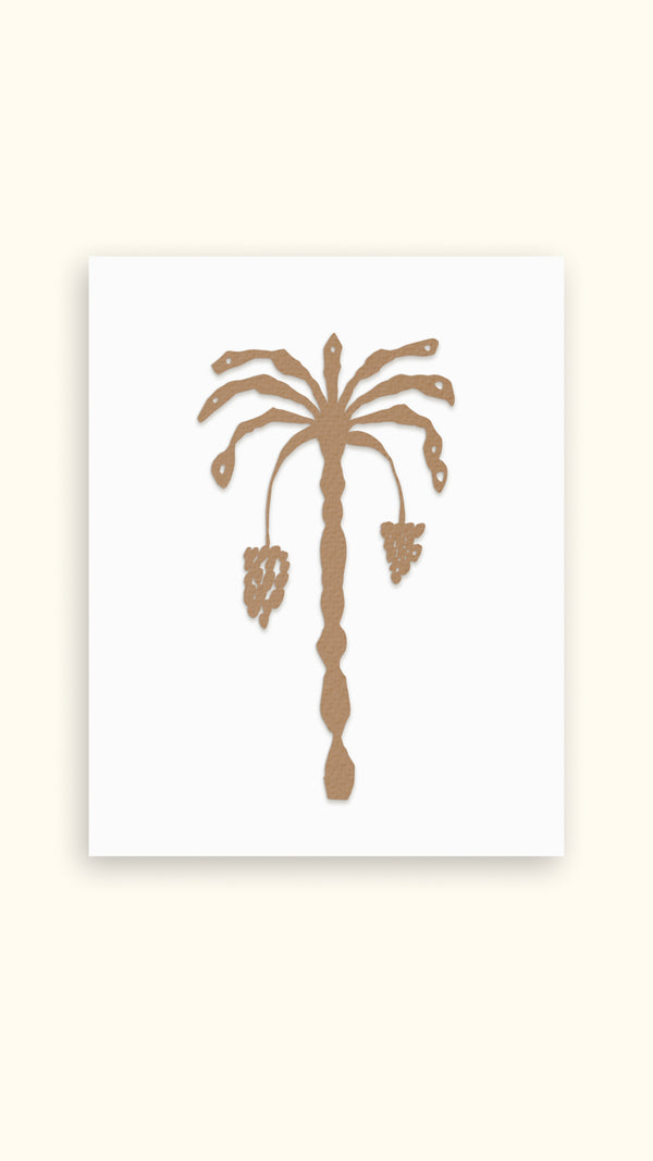 תמונה מחיתוכי נייר | Palm tree | נעה ריץ'