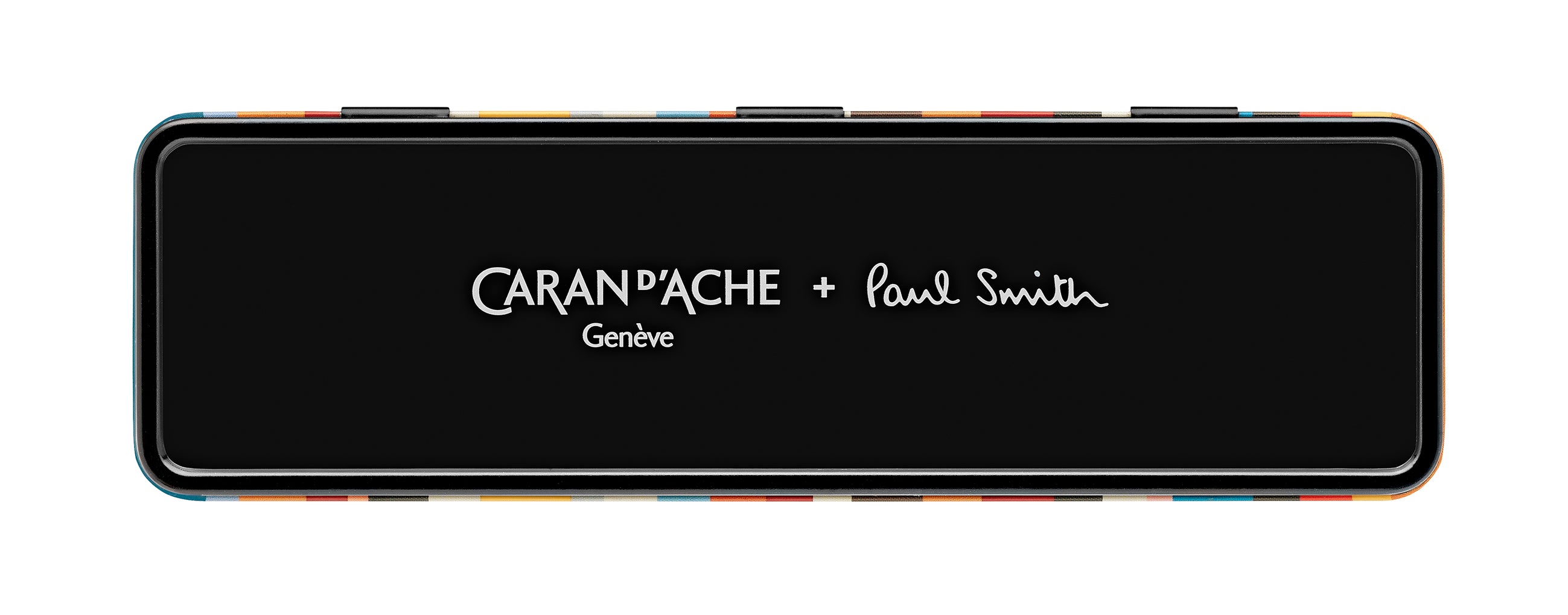 עט כדורי שחור ומפוספס מסדרת 849 | CARAN D’ACHE + PAUL SMITH EDITION 5 BLACK