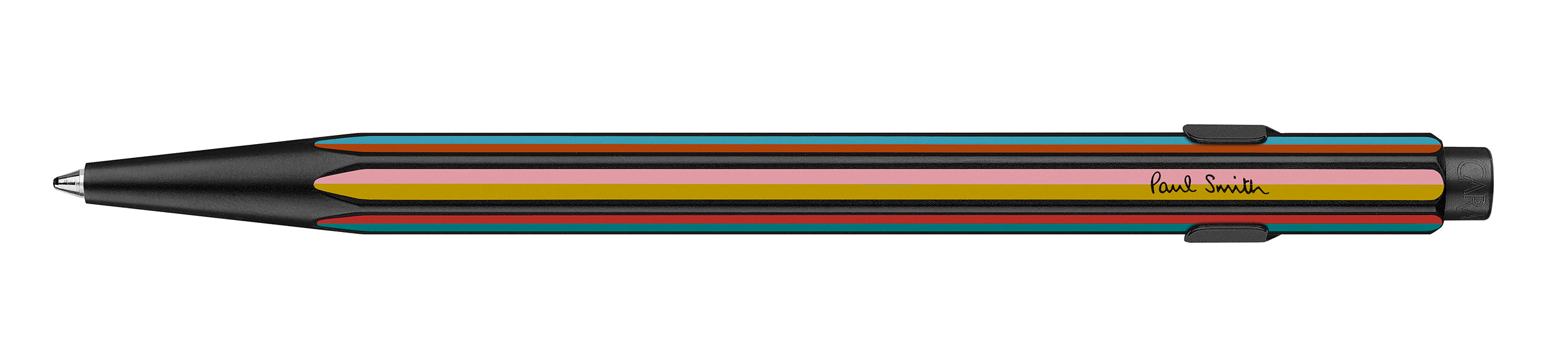 עט כדורי שחור ומפוספס מסדרת 849 | CARAN D’ACHE + PAUL SMITH EDITION 5 BLACK