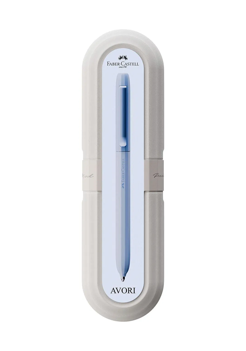 עט כדורי תכלת שמים | Faber Castell Avori Peace Of Mind