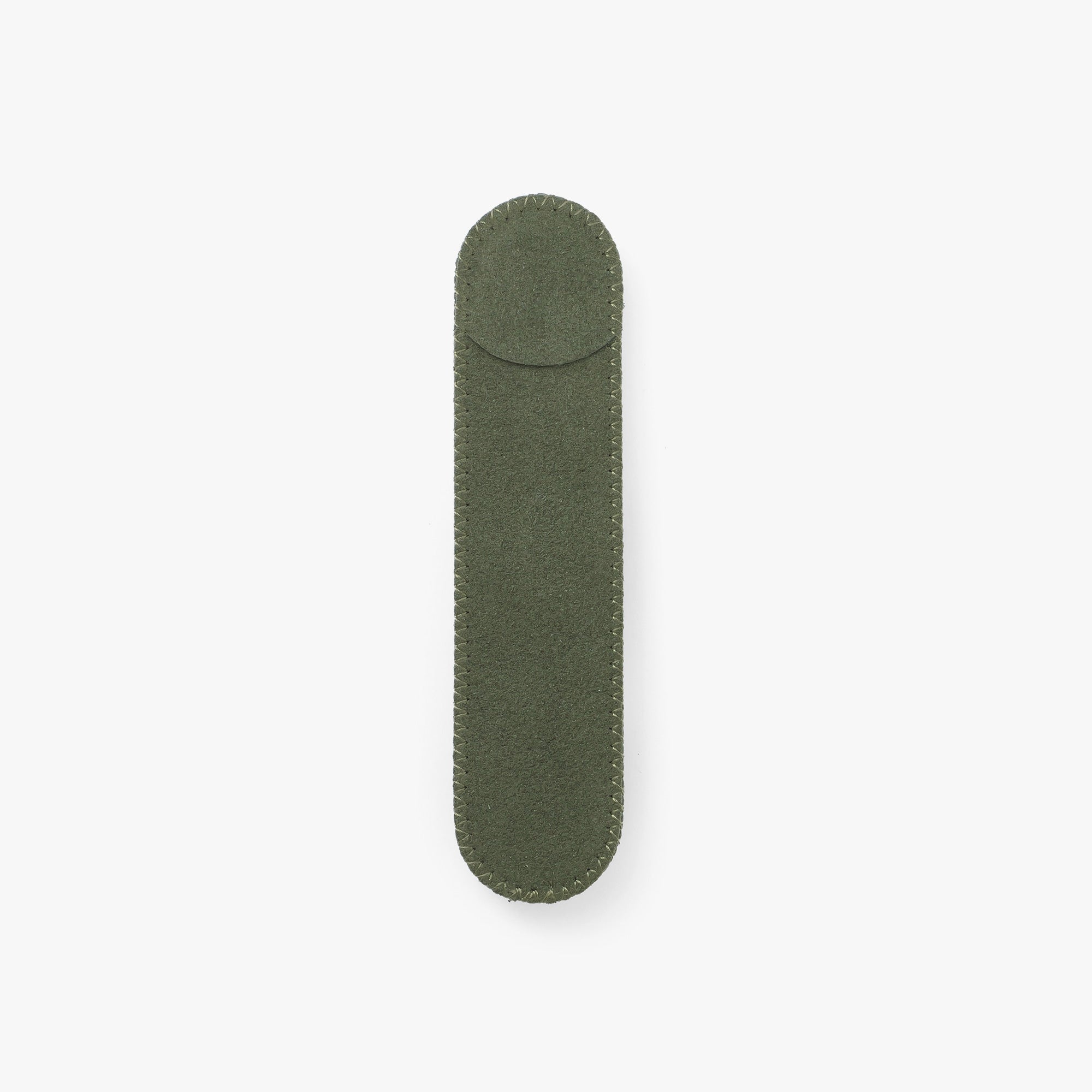 נרתיק ירוק מוס לעט מדגם פרוסט | Kakimori Soft pen case