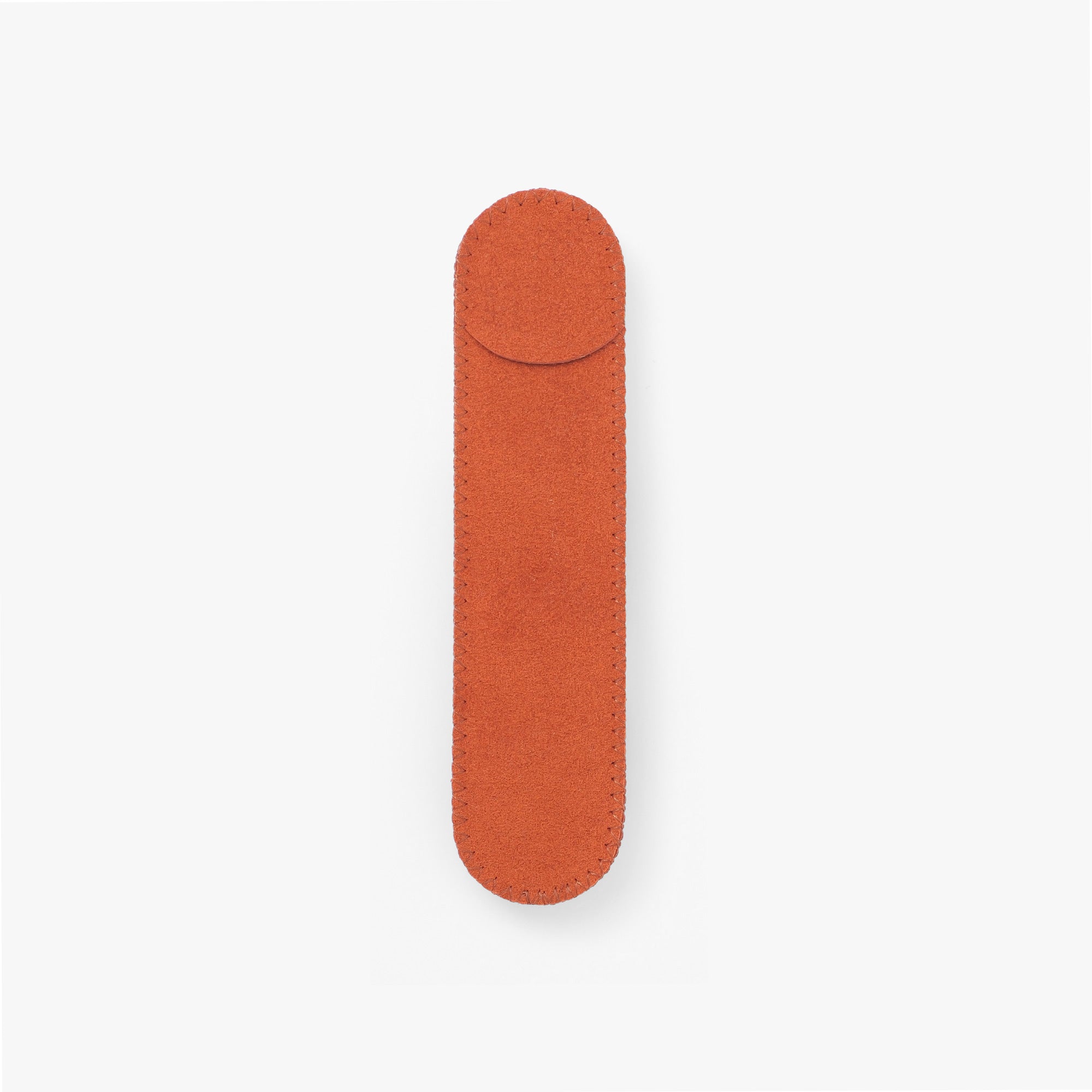 נרתיק כתום אמבר לעט מדגם פרוסט | Kakimori Soft pen case