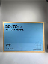 מסגרת עץ לתמונה בגודל 70X50 בצבעים לבחירה