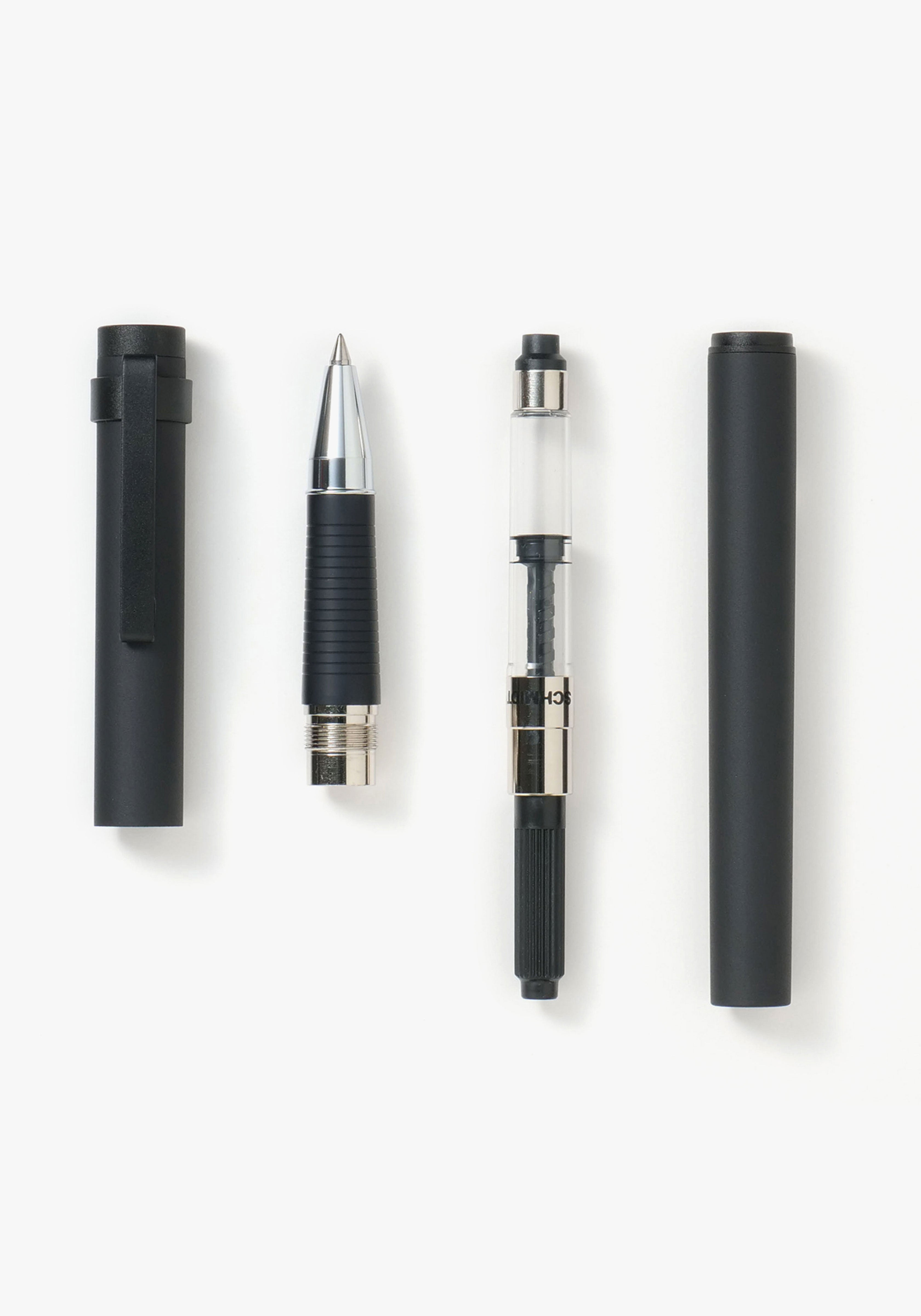 עט רולר מאלומיניום שחור | Kakimori Aluminum