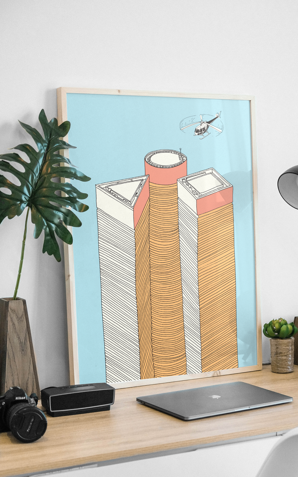 הדפס לתלייה על הקיר- עזריאלי | CITYKAT STORIES