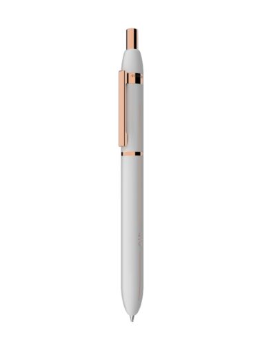 Otto Hutt - design 03 - ROSEWHITE- עט כדורי בצבע לבן מט ורוזגולד