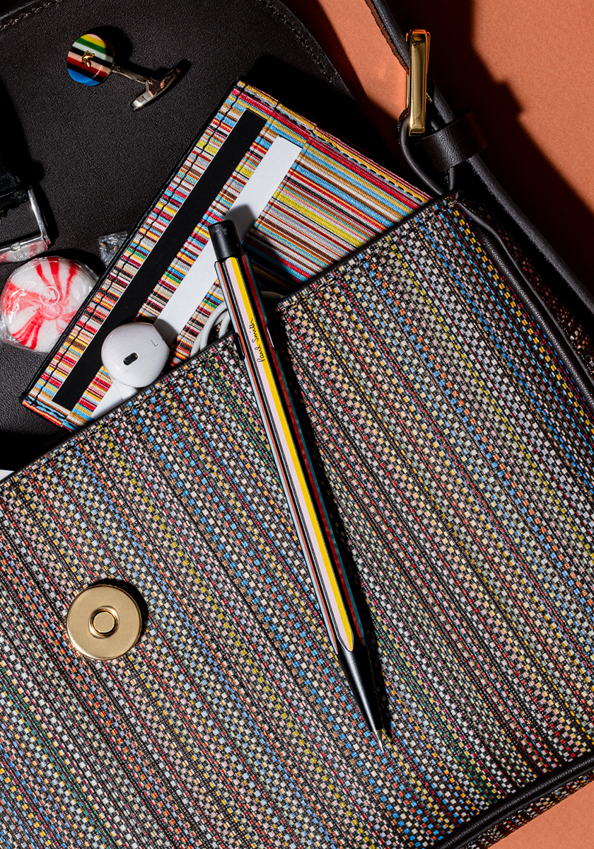 עט כדורי כסוף ומפוספס | CARAN D’ACHE + PAUL SMITH 849 EDITION 5