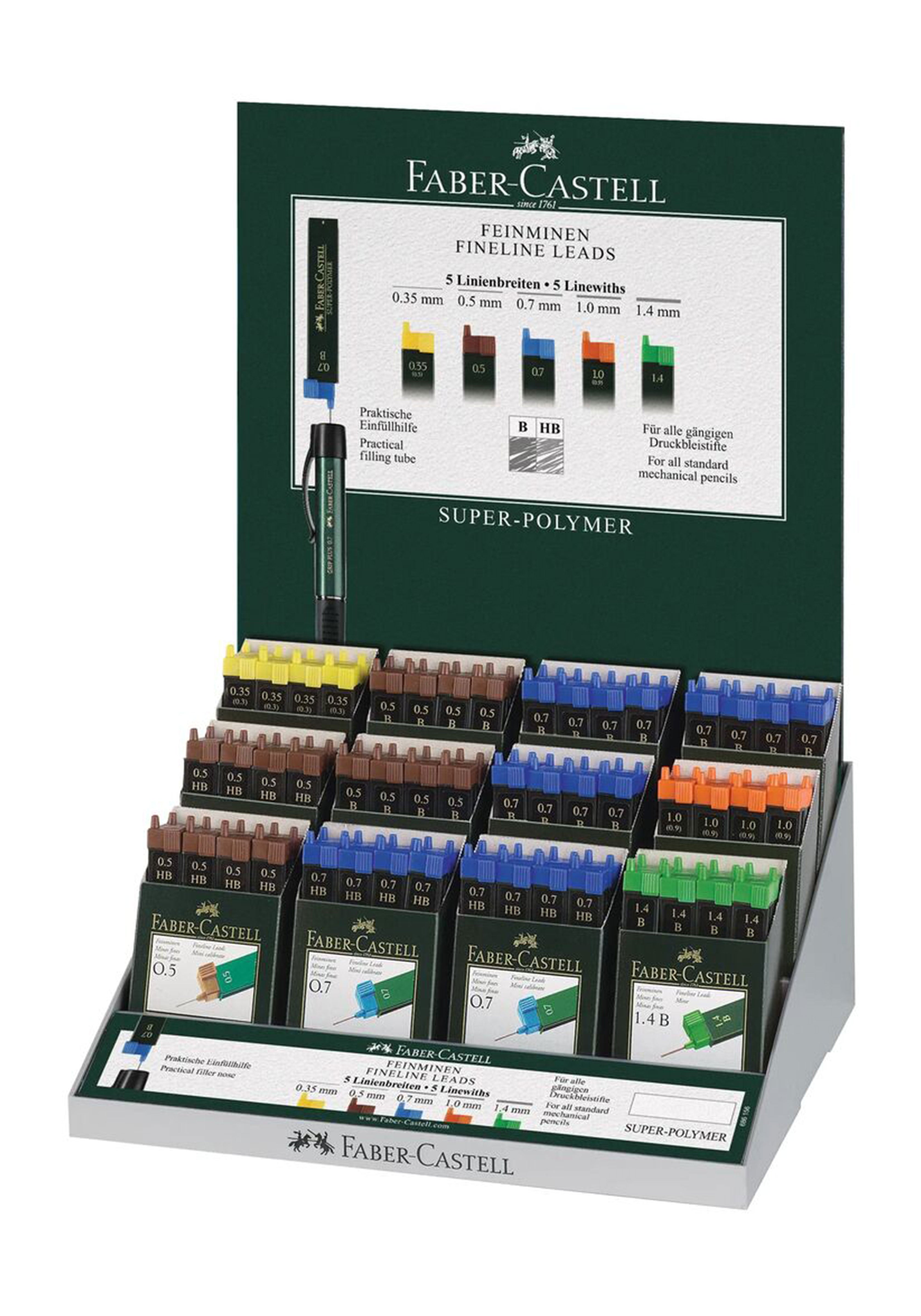 מארז עופרות 1 מ"מ | Faber Castell עופרות