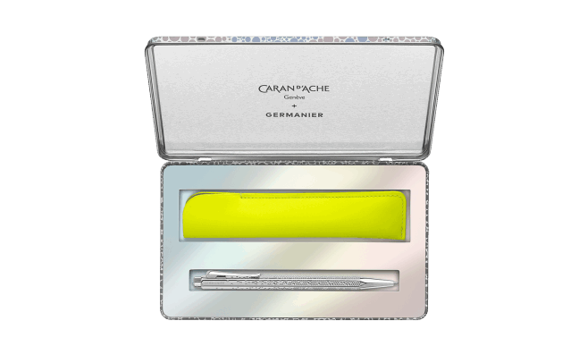 חדש!  עט כדורי מסדרת אקרידור  מבית קראנדש בשיתוף מעצב העל גרמנייר  | CARAN D’ACHE + GERMANIER LES FULGUREUSES | מהדורה מיוחדת ומוגבלת 2025