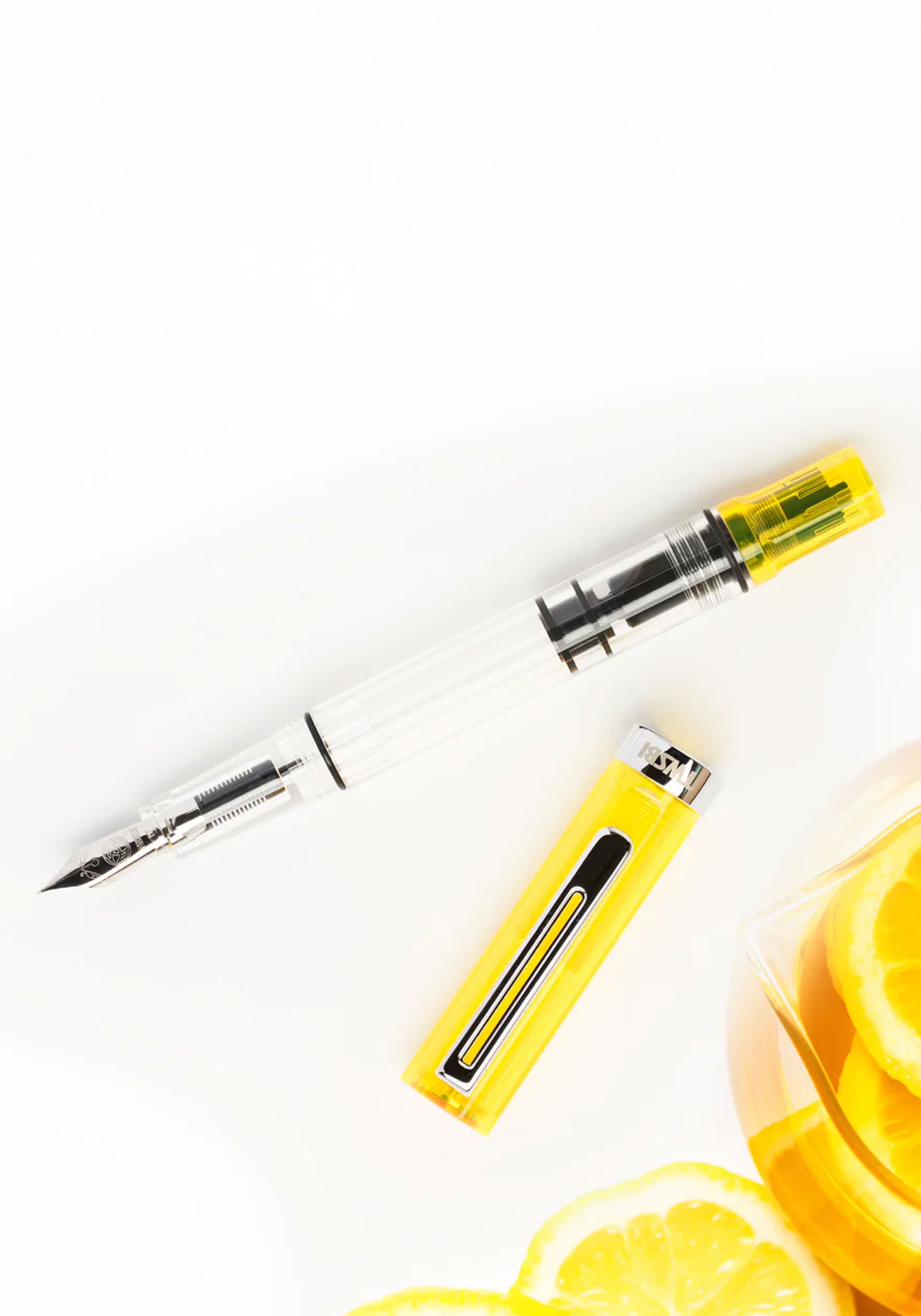 עט נובע צהוב ושקוף | TWSBI Eco Transparent Yellow