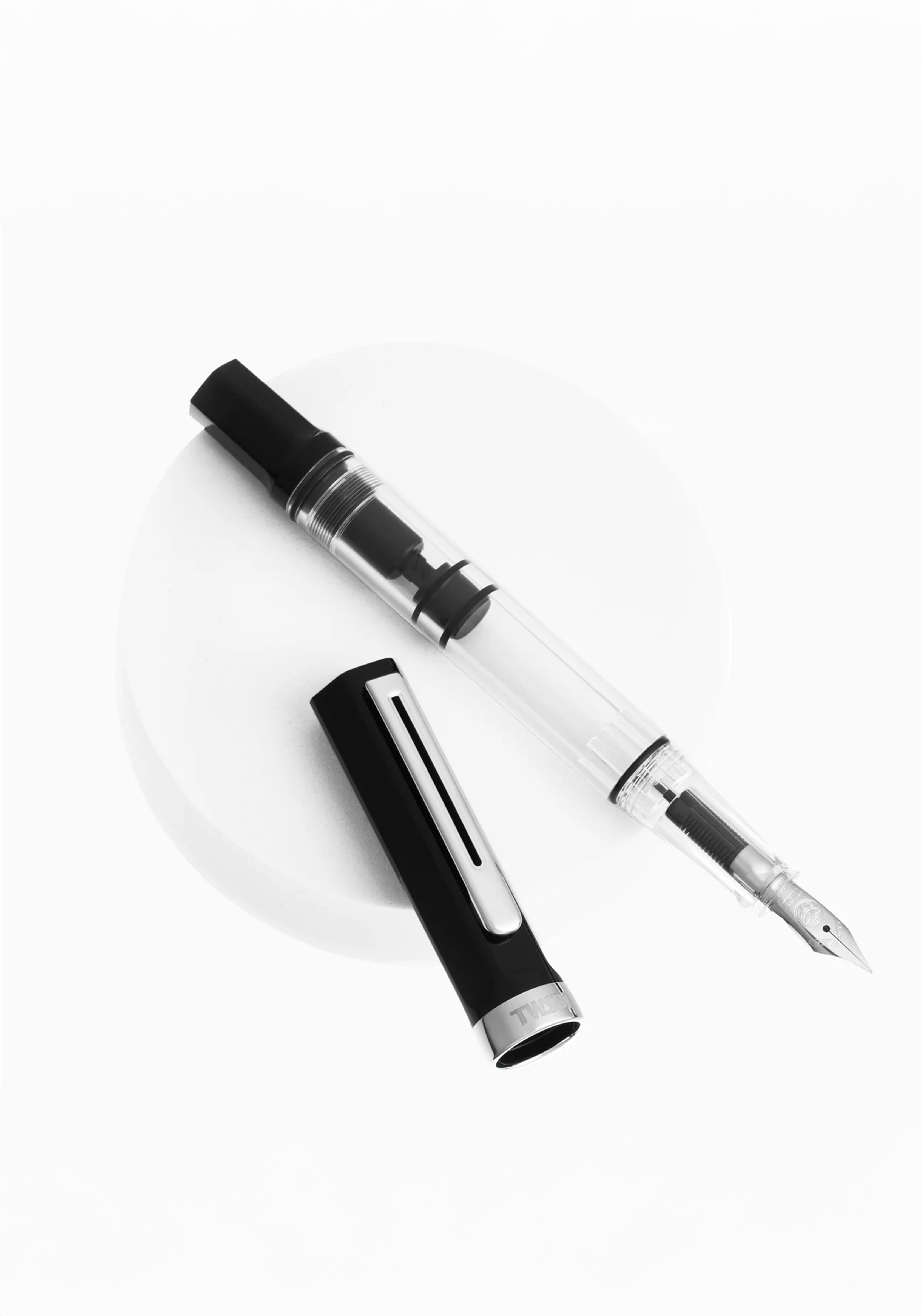 עט נובע שחור ושקוף | TWSBI Eco Black