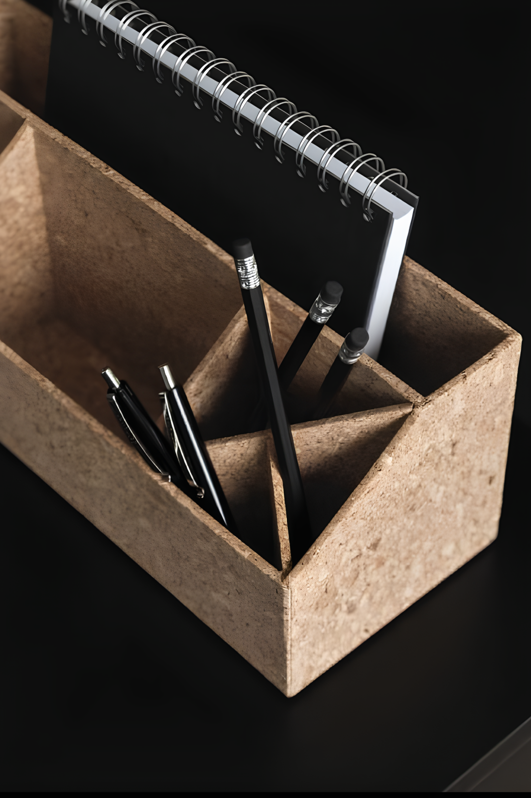 אורגנייזר שולחני לארגון שולחן העבודה גימור שעם - דגם אליסה