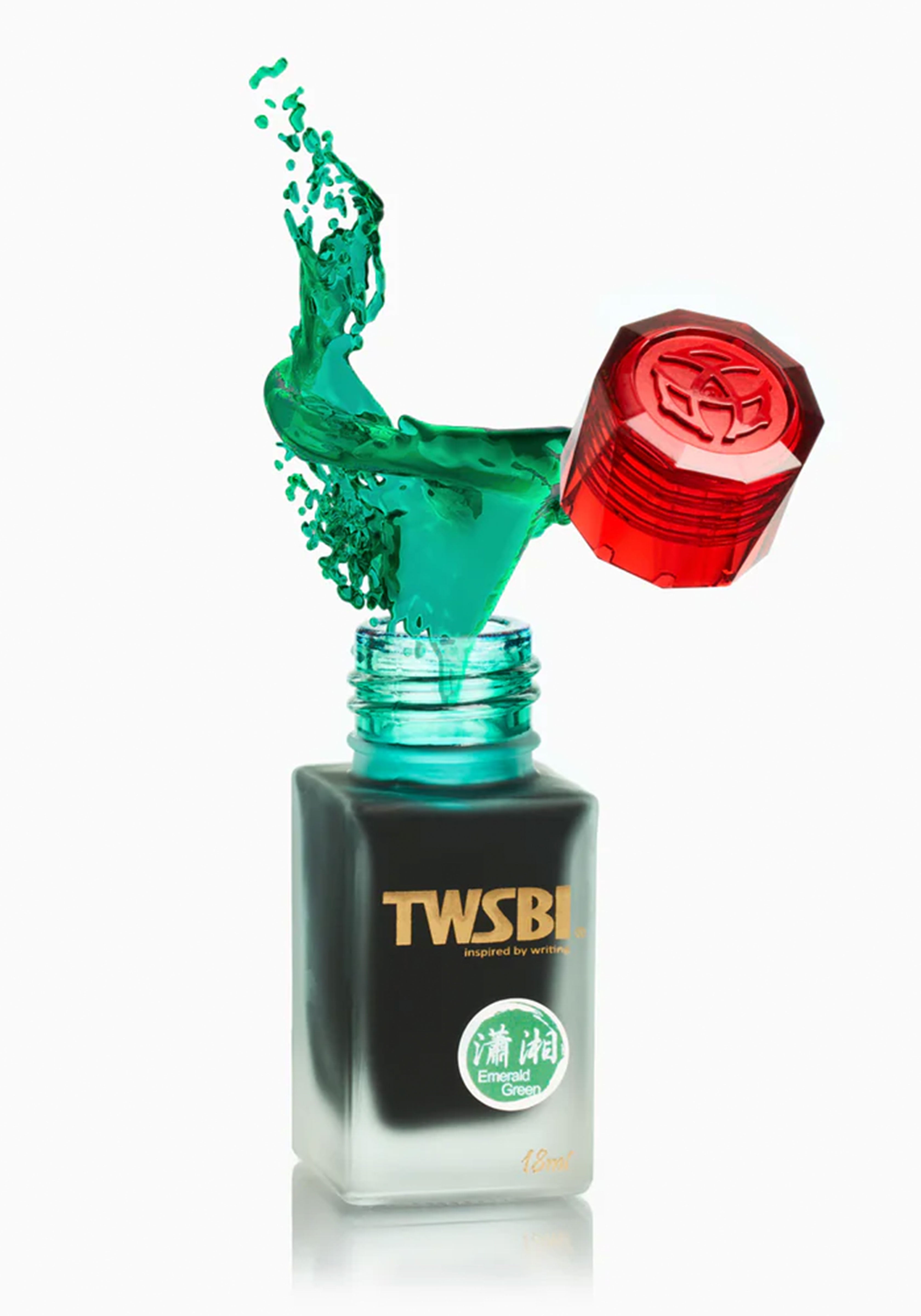 בקבוק דיו 18 מ"ל ירוק אמרלד | TWSBI Ink