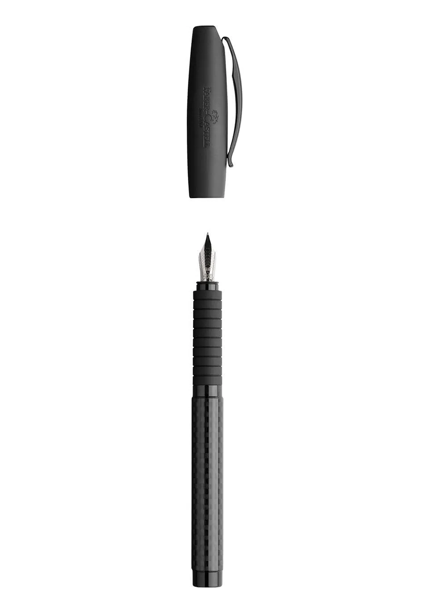 עט נובע אלומיניום שחור | Faber Castell Essentio