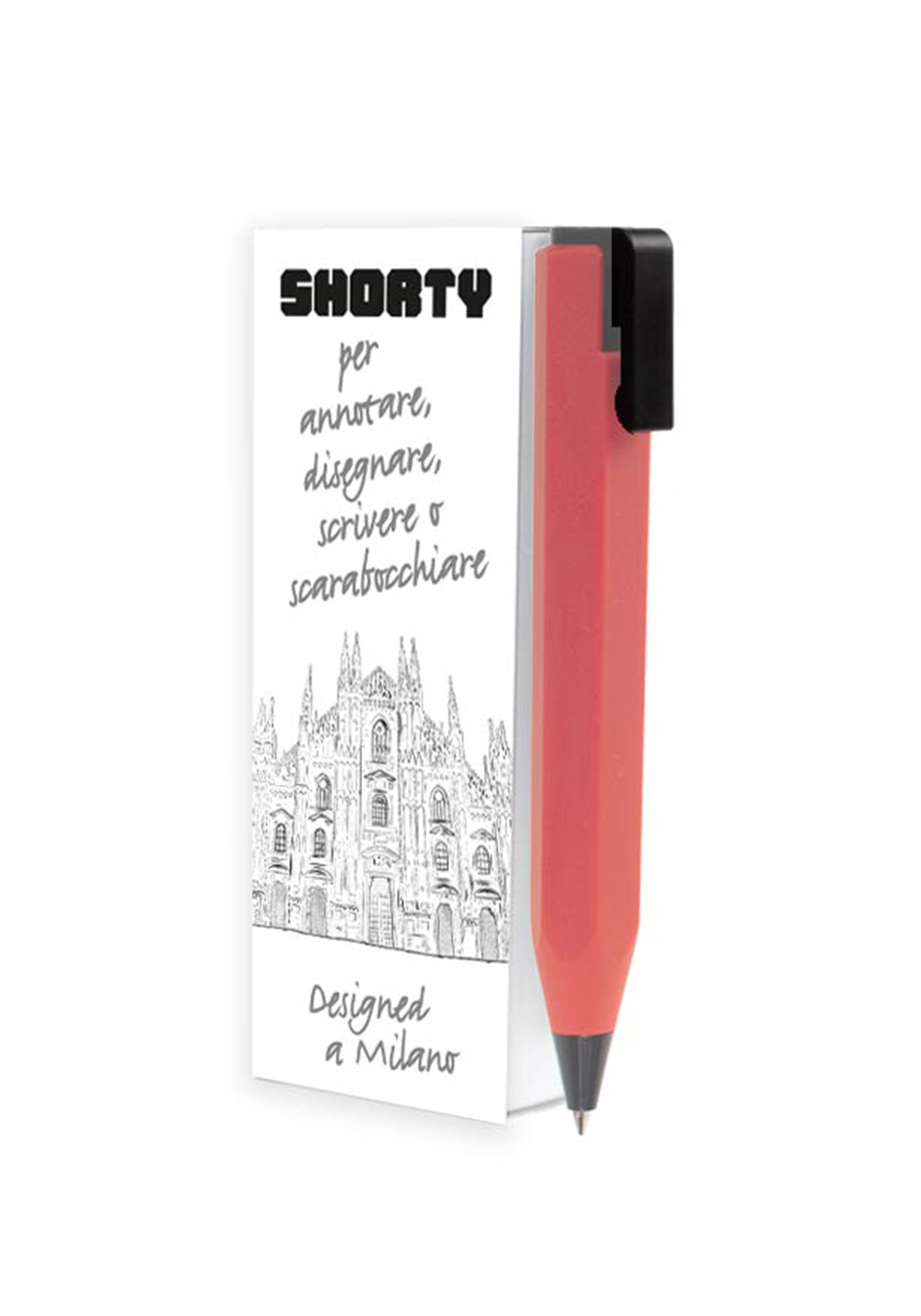 עט כדורי אדום | SHORTY ballpoint pen red