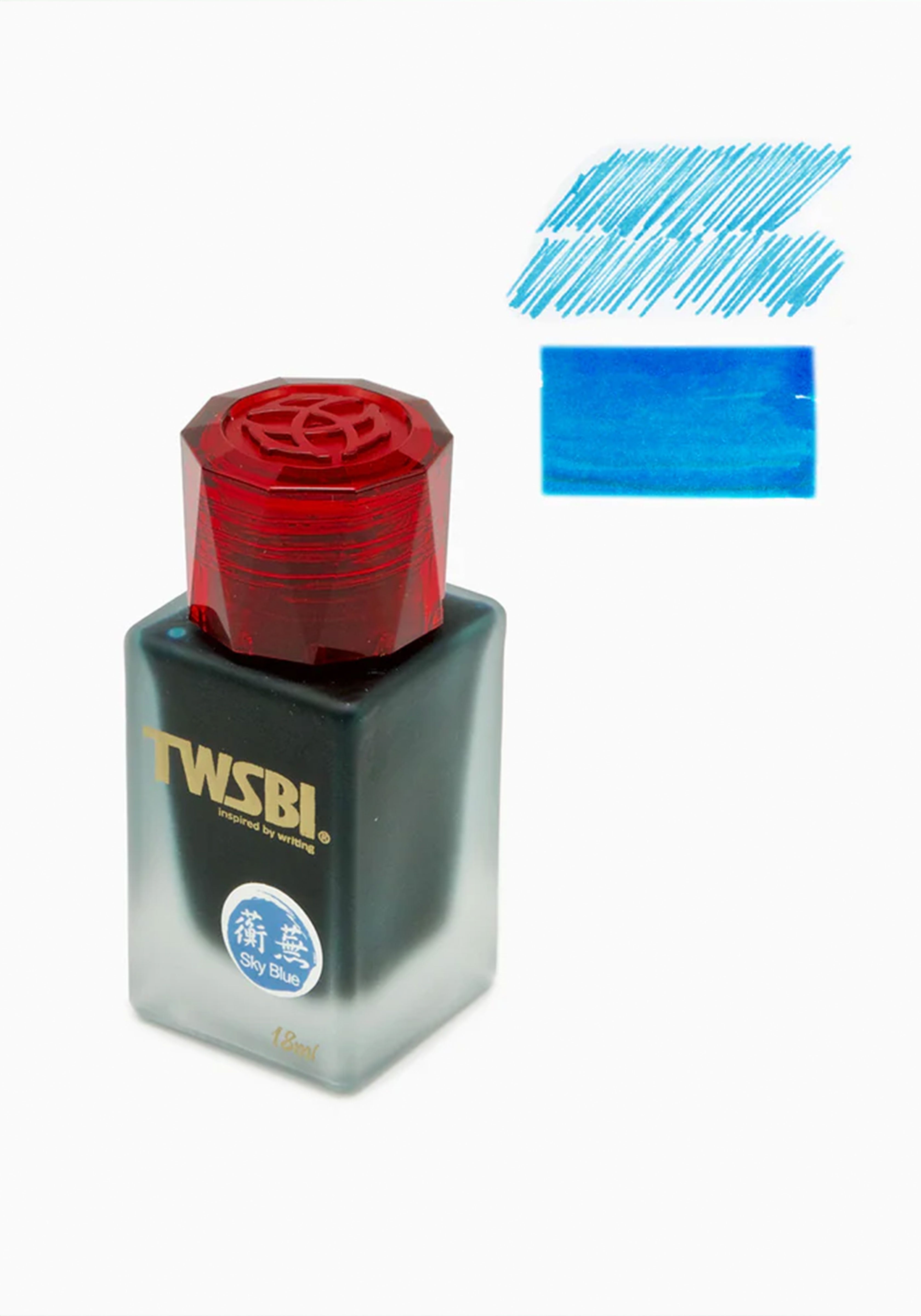 בקבוק דיו 18 מ"ל תכלת שמיים | TWSBI Ink