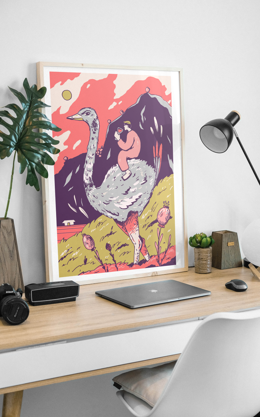 PRINT | EREZOO | OSTRICH