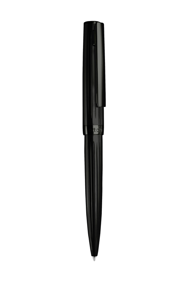עט כדורי  ALL BLACK | בציפוי PVD | עיצוב 07 |  OTTO HUTT