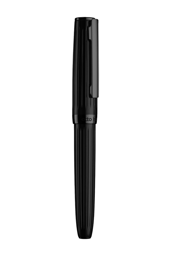 עט רולר ALL BLACK | בציפוי PVD | עיצוב 07 |  OTTO HUTT