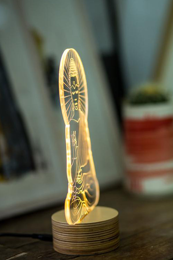 מנורת לד לשולחן | דגם בודהה
