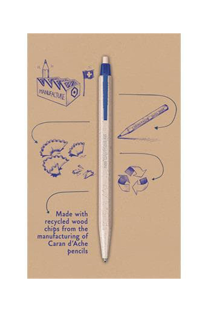 עט כדורי ממוחזר מסדרת WOOD CHIPS | CARAN D'ACHE