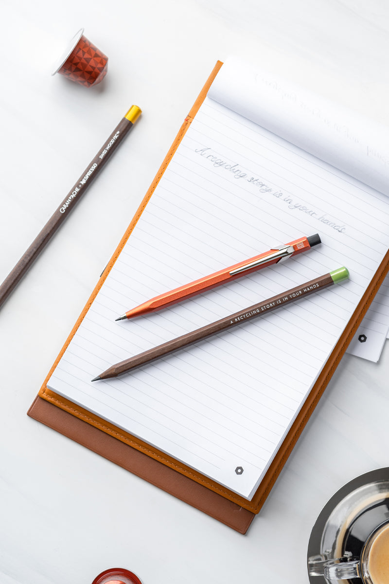 סט עפרונות  ממוחזרים של  קראנדש בשיתוף נספרסו Caran d'Ache