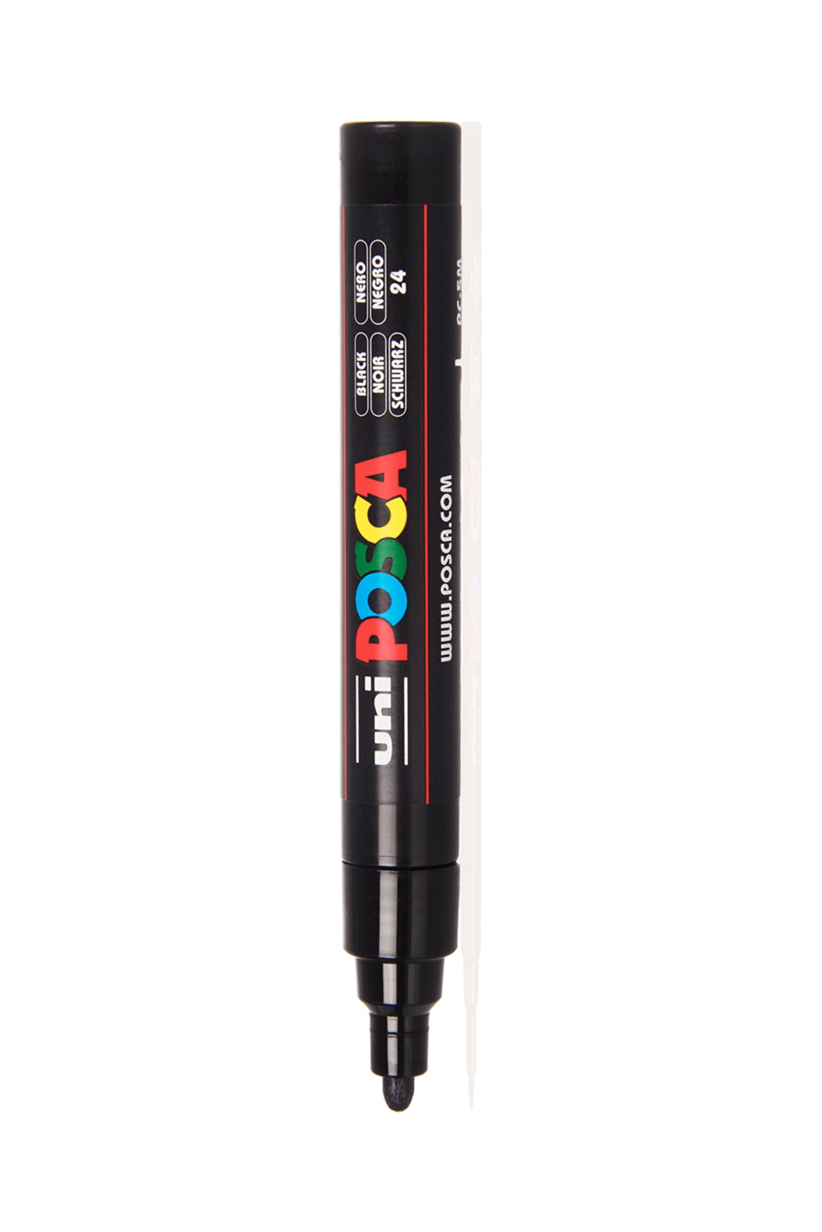 posca  by uniball - 5M - טוש אקרילי לציור פוסקה בעובי 1.8-2.5 מ"מ