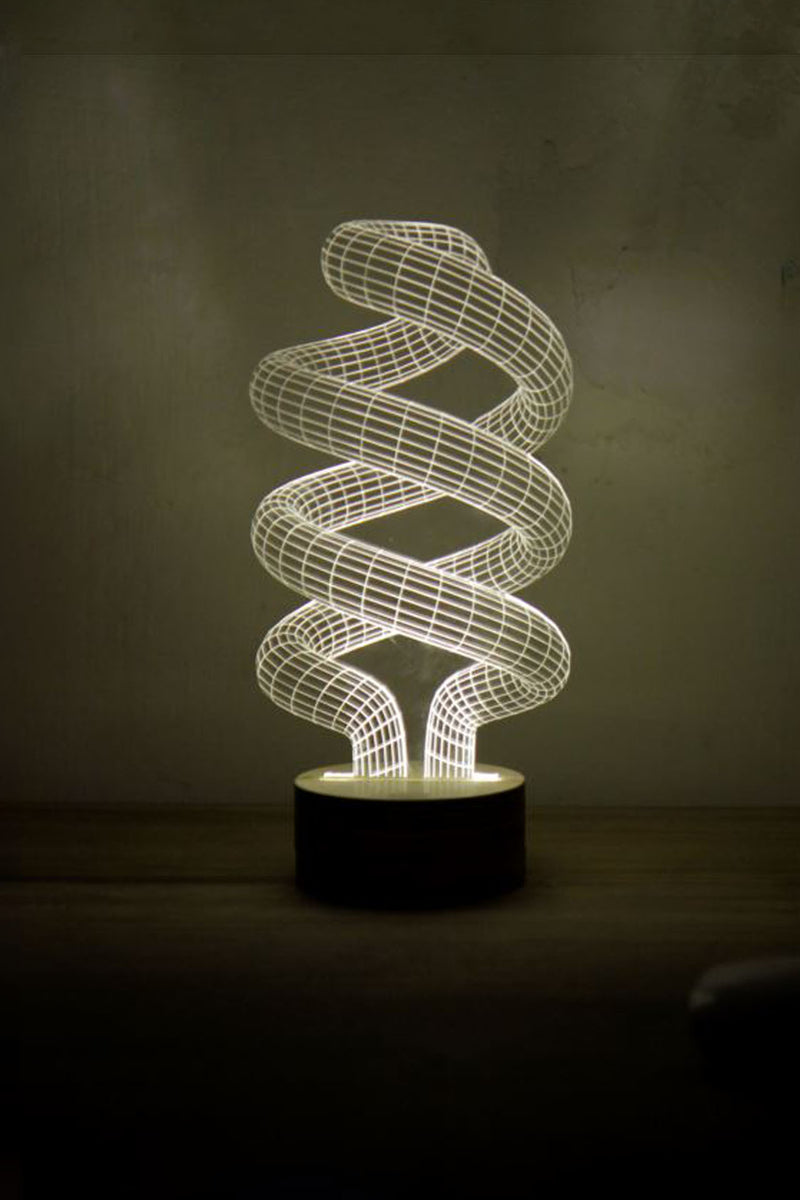 מנורת לד לשולחן | דגם ספירלה