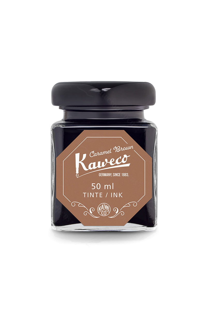 Kaweco Ink bottle - בקבוק דיו חום לעט נובע או ציפורן