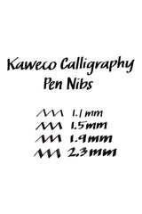 Kaweco Calligraphy Set -  סט נובע של 2 או 4 ציפורנים לכתיבה בסגנון קליגרפי