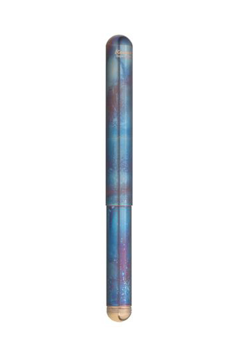 Kaweco SUPRA FIRE-BLUE-  עט נובע עשוי ממתכת פלדת אל-חלד כחולה