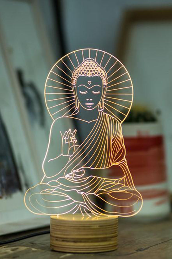מנורת לד לשולחן | דגם בודהה