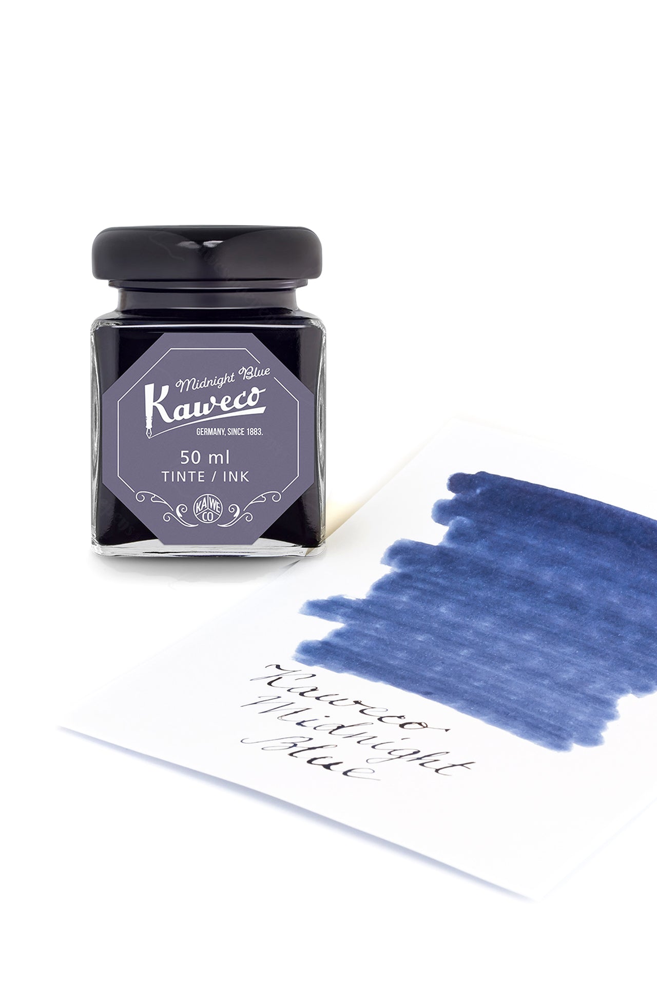 Kaweco Ink bottle - בקבוק דיו כחול מידנייט לעט נובע או ציפורן