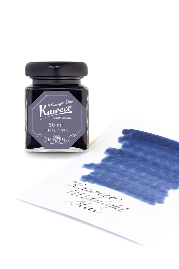 Kaweco Ink bottle - בקבוק דיו כחול מידנייט לעט נובע או ציפורן