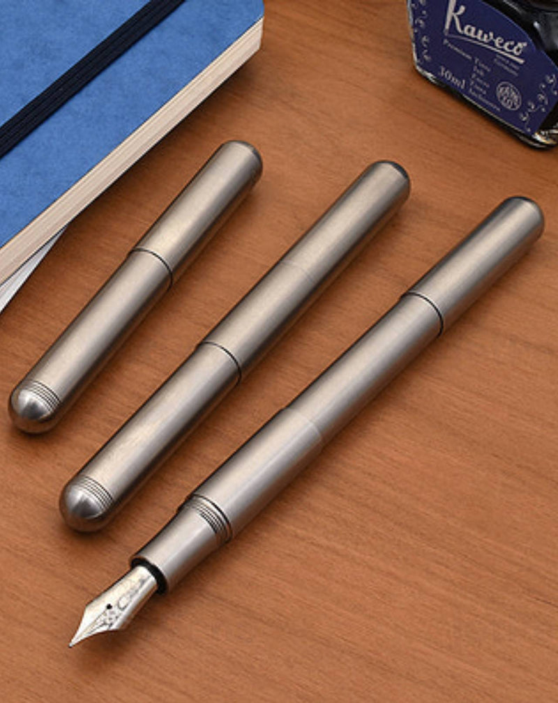 Kaweco SUPRA stainless steel-   עט נובע עשוי ממתכת פלדת אל-חלד